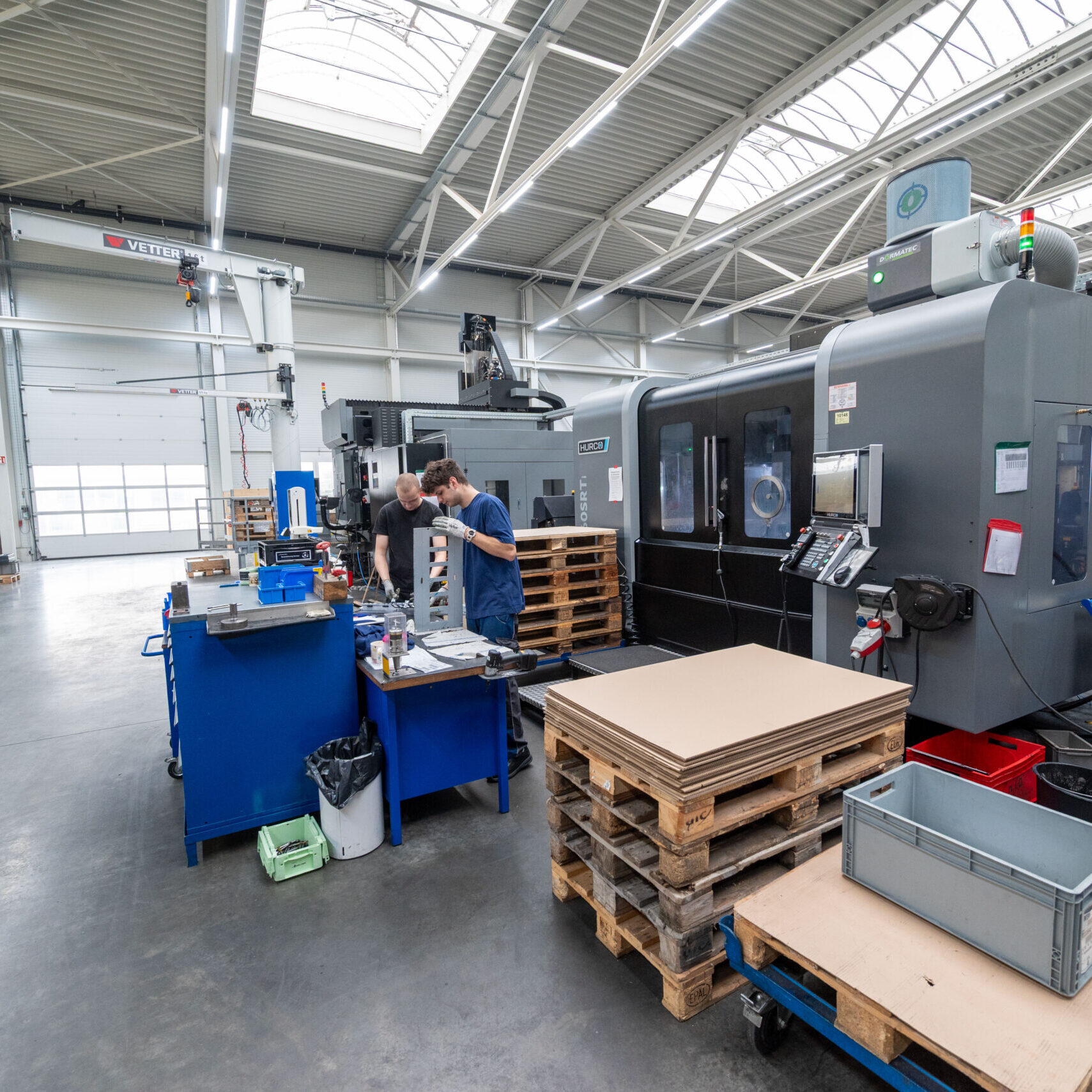 HURCO-Bearbeitungszentren in der Fertigung bei Aldinger